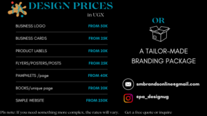 How much does graphics design cost in Uganda?